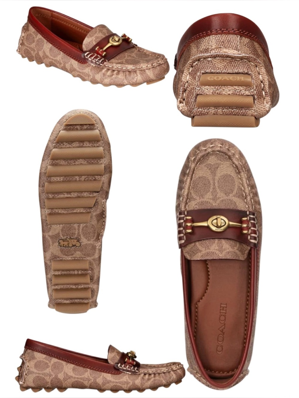 Coach Women's Crosby Turnlock Driver Loafers